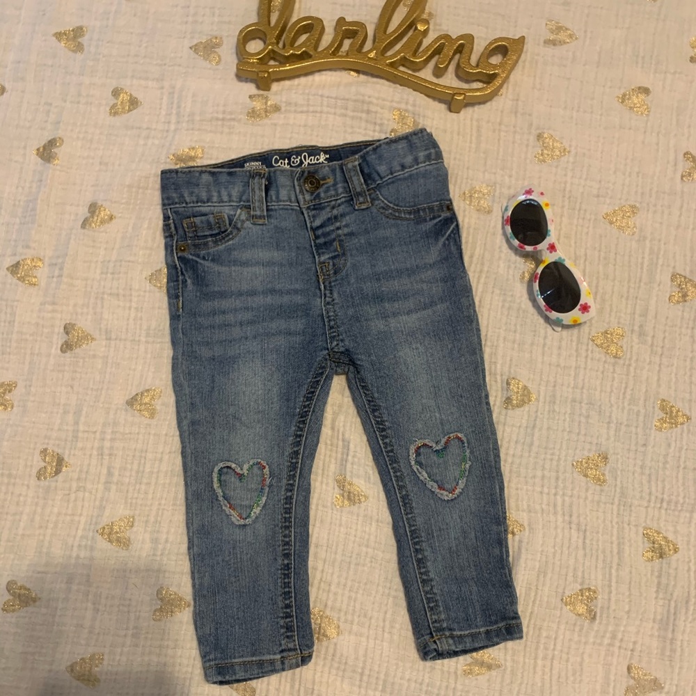 Girls jeans 18m